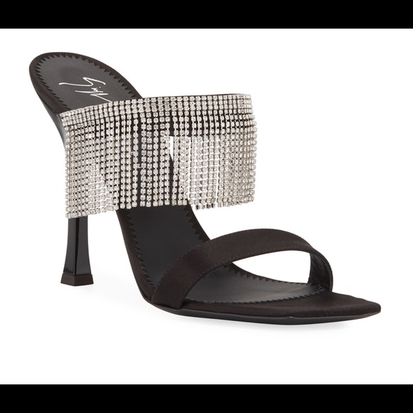 giuseppe zanotti NIB Swarovski crystal fringe heel - Picture 2 of 16